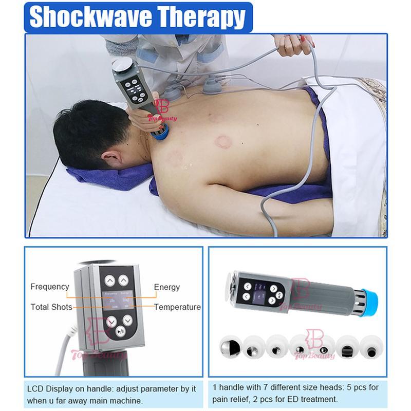 5 In 1 Shockwave Tecar Ems Pain Relief Physiotherapy Machine