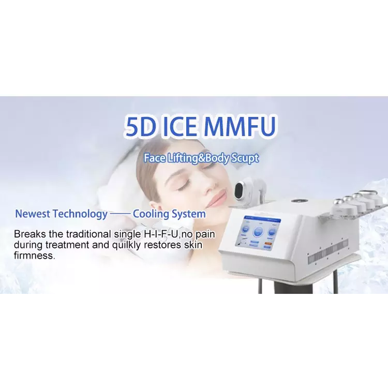 1,000,000shots 8D Ice Cooling HIFU 5D Smas Lifting Ice Skin Care Beauty Machine